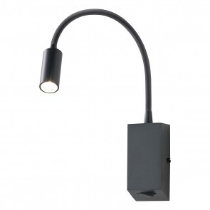 Leseleuchte LED Flexarm Schwarz