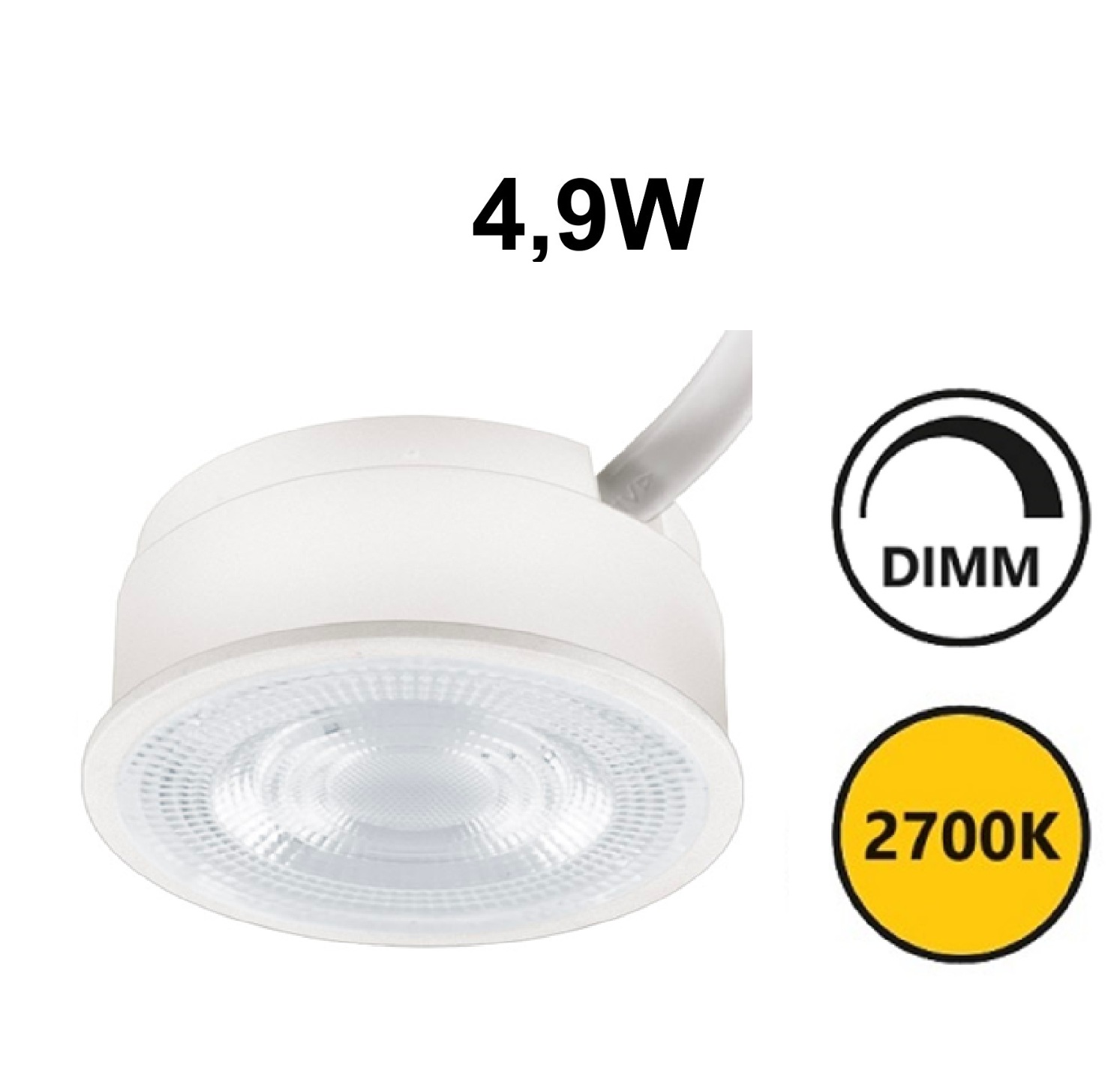 Modulo LED 6W 540lm 2700K 36° dimmerabile