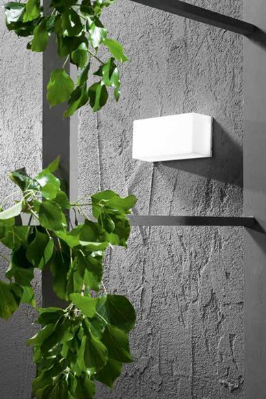 LED Wandleuchte IP65 opal 20W 25x25cm CCT