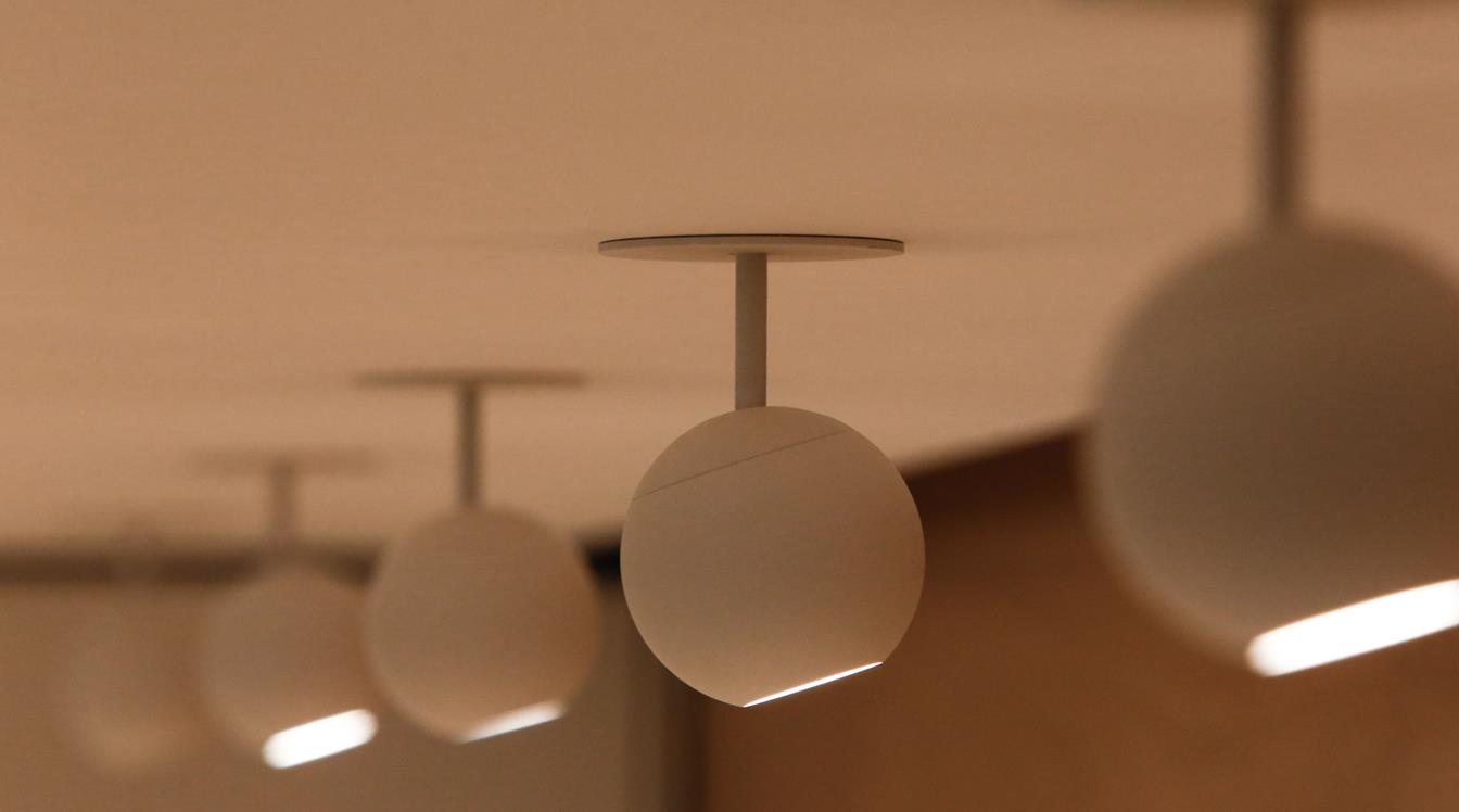LED incasso a sfera Ø50mm bianco 3000K