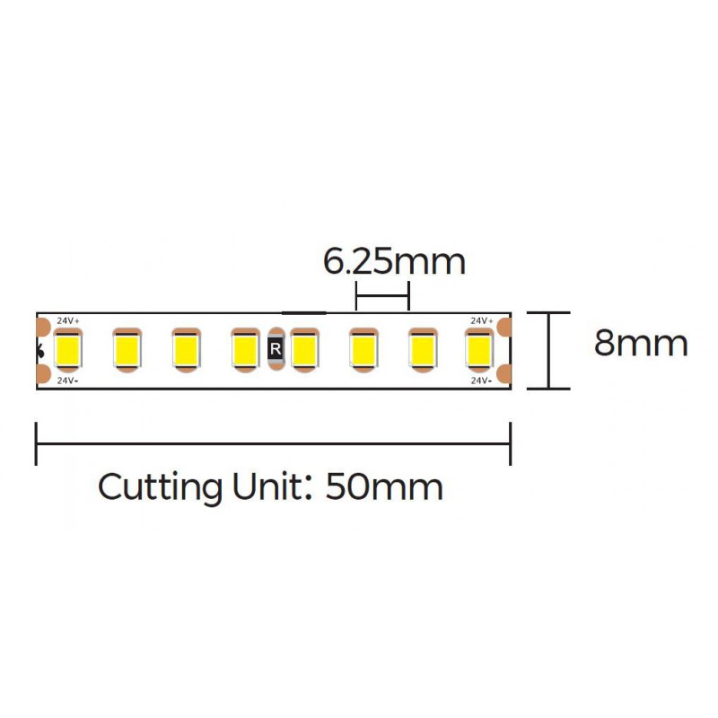 LED Streifen PREMIUM 14,4W IP20 24V 