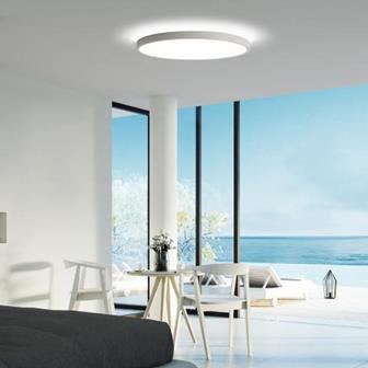 Plafoniera LED dir/ind. Ø80 bianco