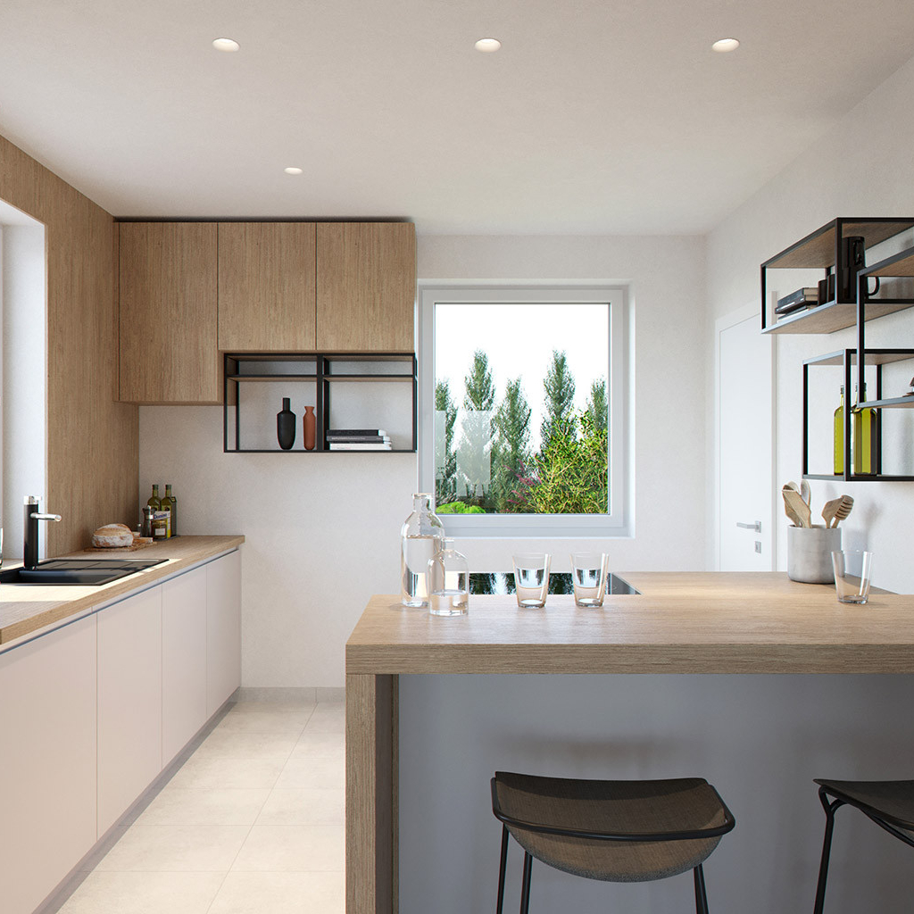 Einbaustrahler LED IP44 Weiß