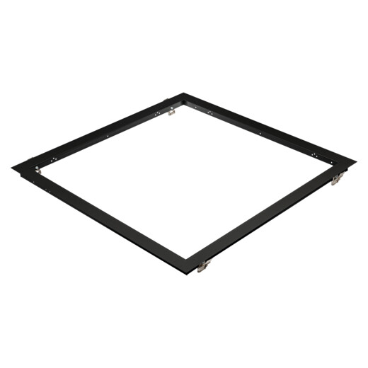 Einbaurahmen Schwarz 64x64 Backlight Panel