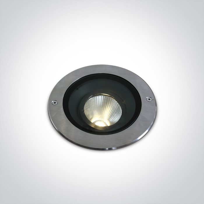 Faretto LED da incasso a pavimento Ø185mm orientabile