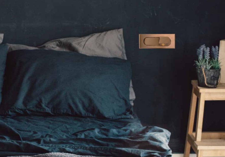 LED Leseleuchte Einbau mit Schalter schwarz