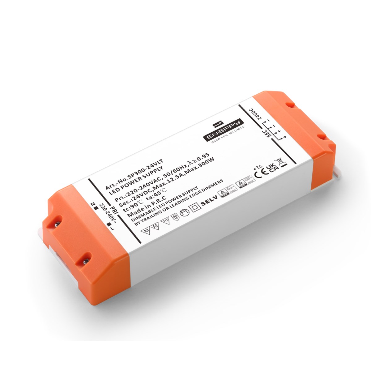 LED Treiber Slim 300W 24V flach TRIAC