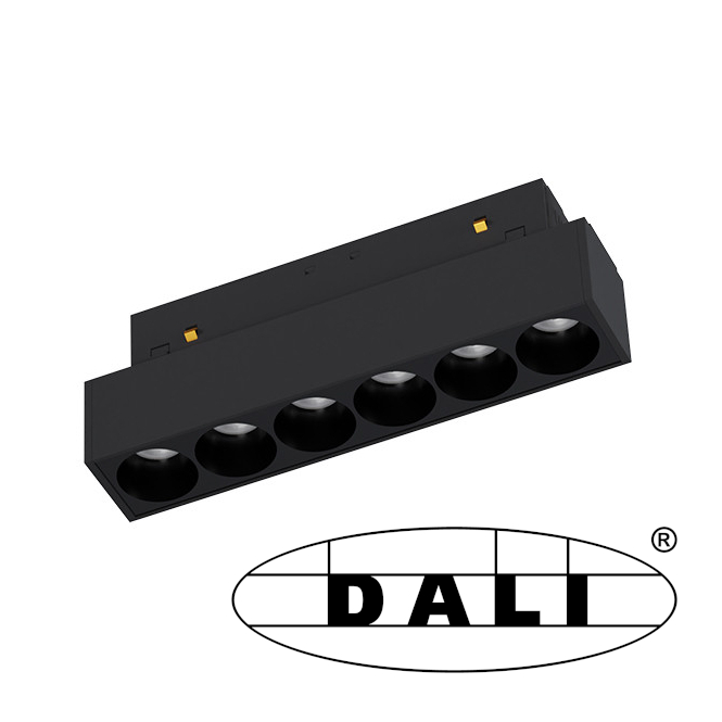 48V-Apparecchio lineare LED nero