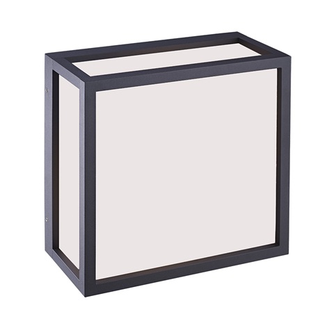 lampada IP65 antracite/opale 2xE27