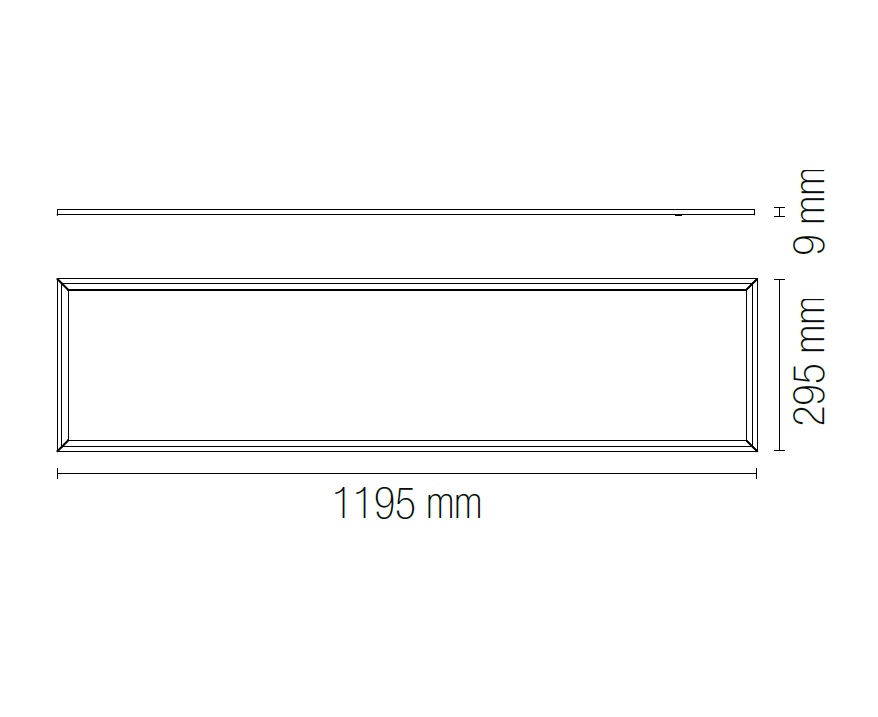 Pannello LED 120x30 CCT Pro