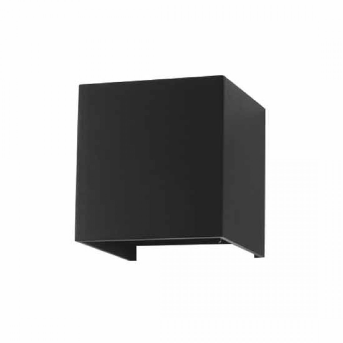 Applique LED cubo nero