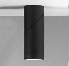 Faretto da superficie GU10 orientabile nero