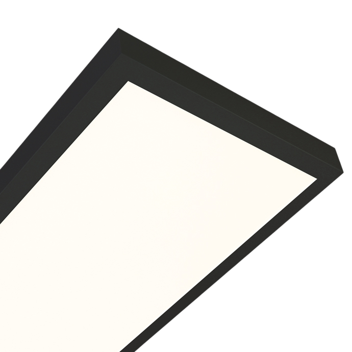 LED Panel Deckenmontage Schwarz