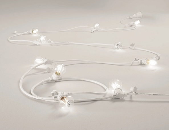 stringa di luci 10m bianco