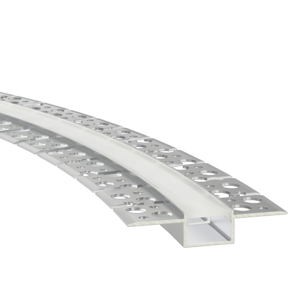 Profilo LED da incasso piegabile orizzontalmente