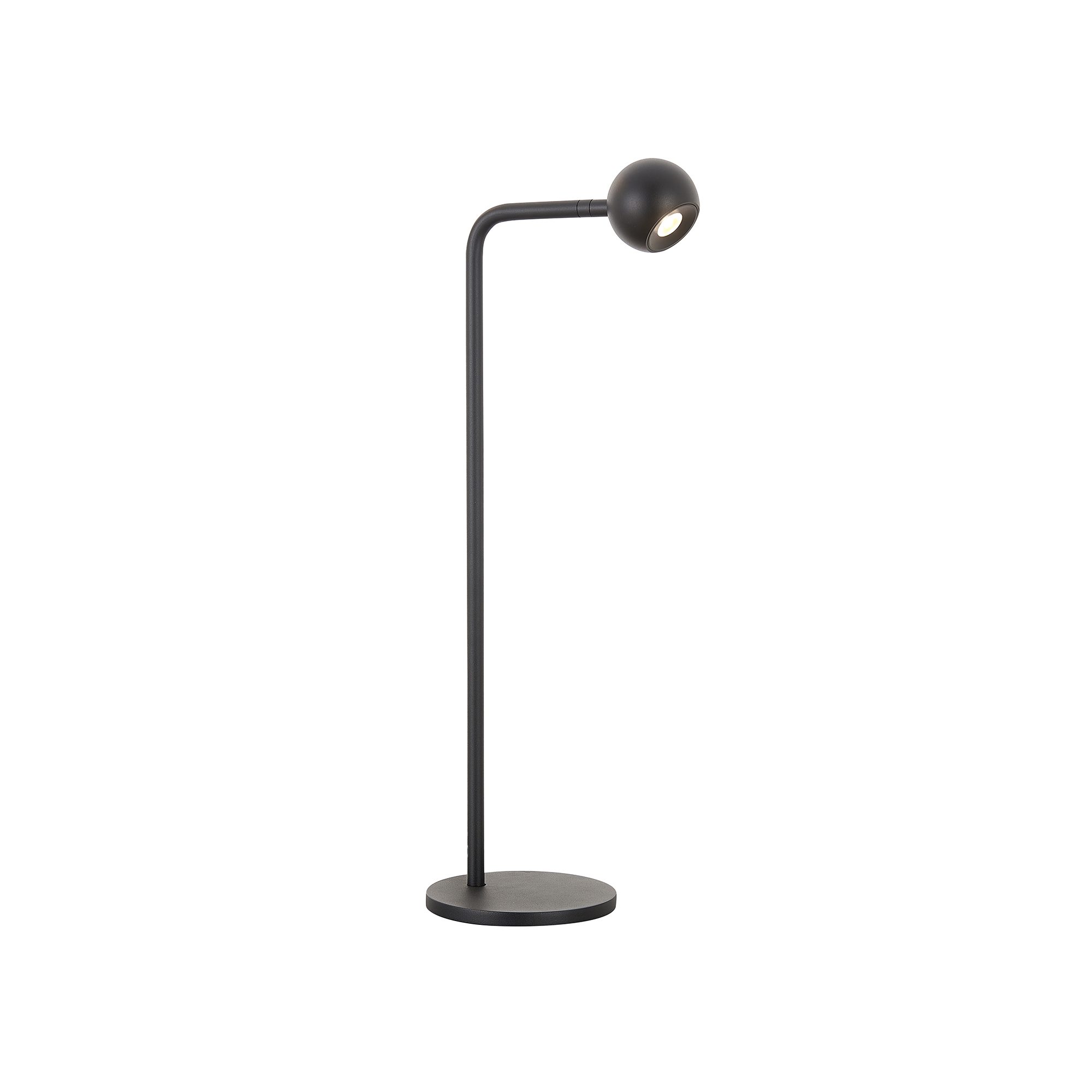 Lampada da tavolo LED nera H.56cm