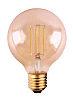LED E27 G95 Globo Vintage ambra 6.5W 2200K