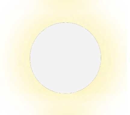 Applique LED cerchio bianco