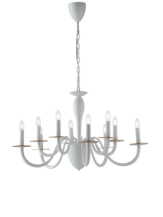 Lampadario Ø92 bianco
