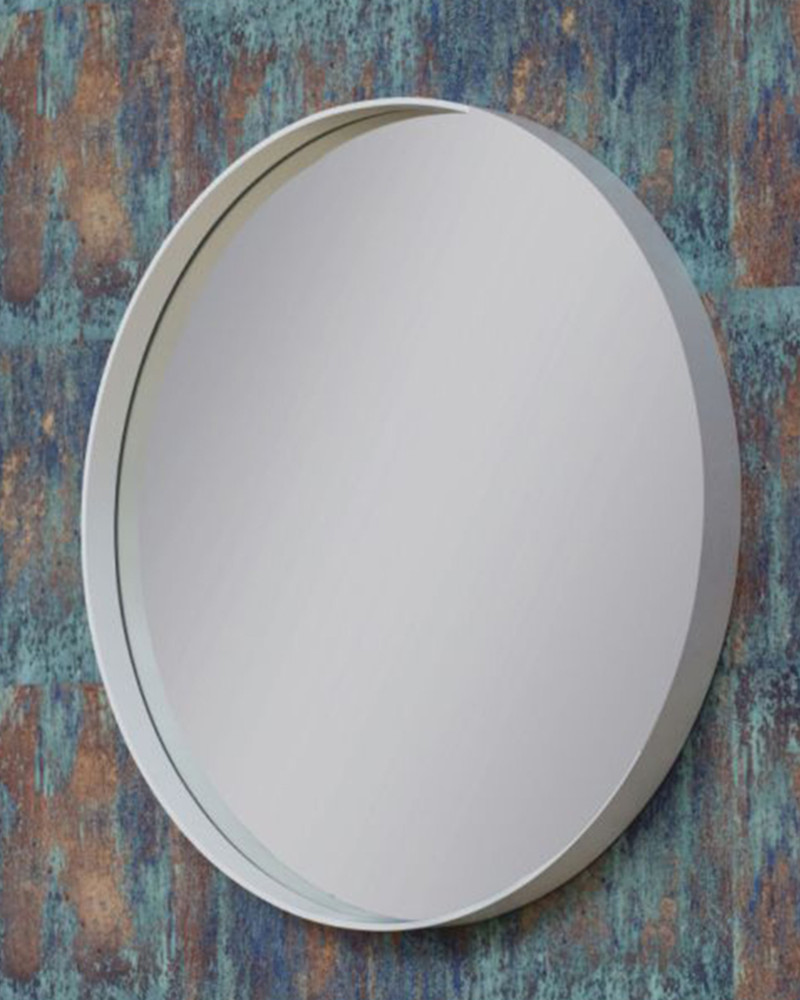 Specchio arretrato con cornice in metallo – senza illuminazione