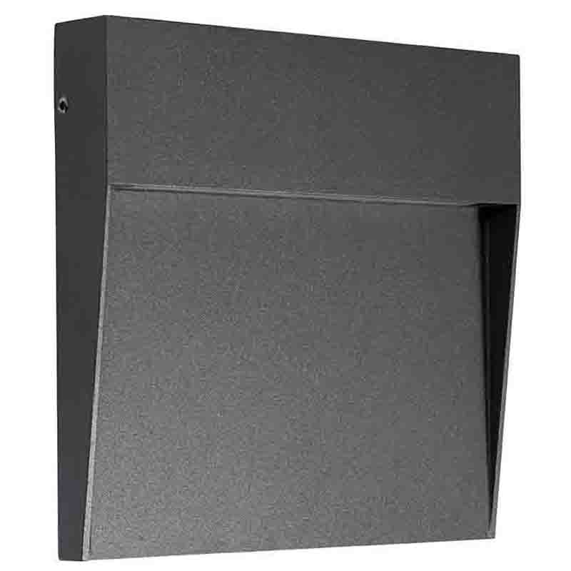 Applique LED 16x16cm antracite