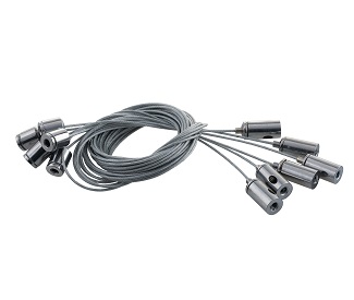 pannello LED con sospensione a fune