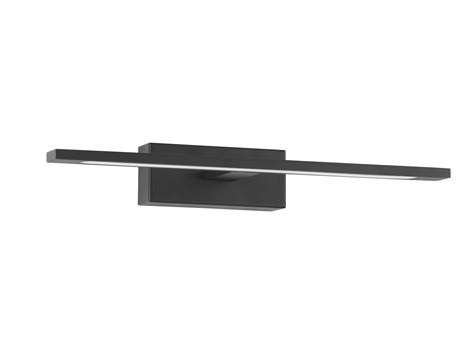 Luce a specchio LED nera 41,5cm 3000K