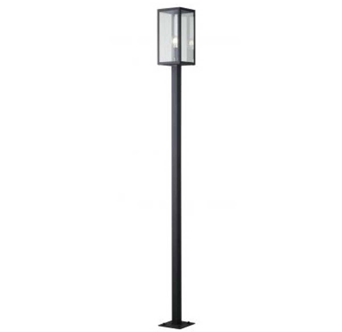 Paletto luminoso E27 200cm antracite