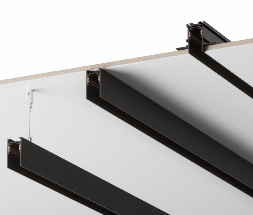 Installazione su rotaia 48V nera