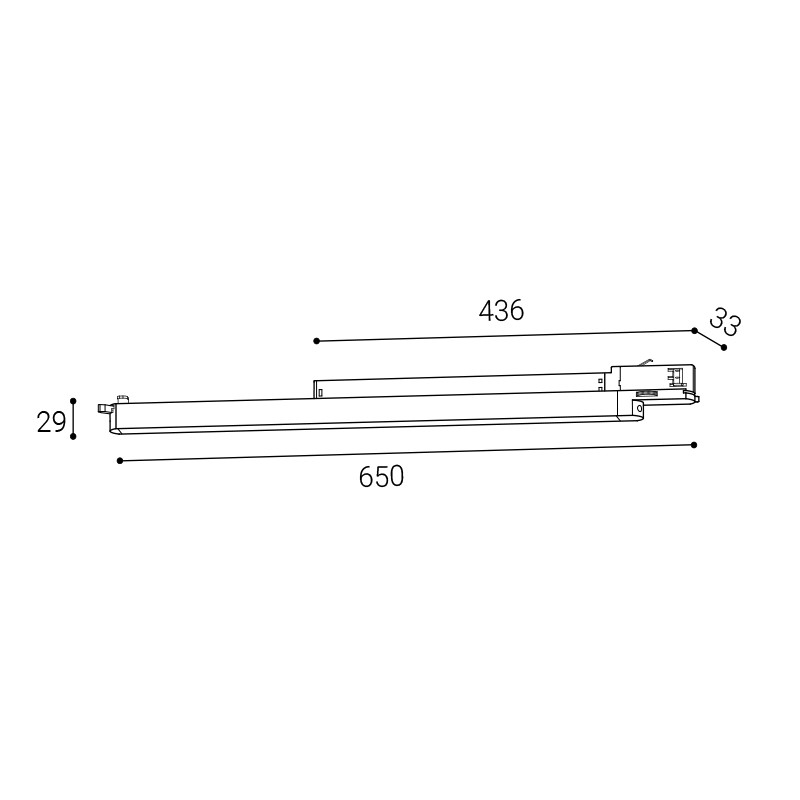 LED 3PH Linearleuchte CCT