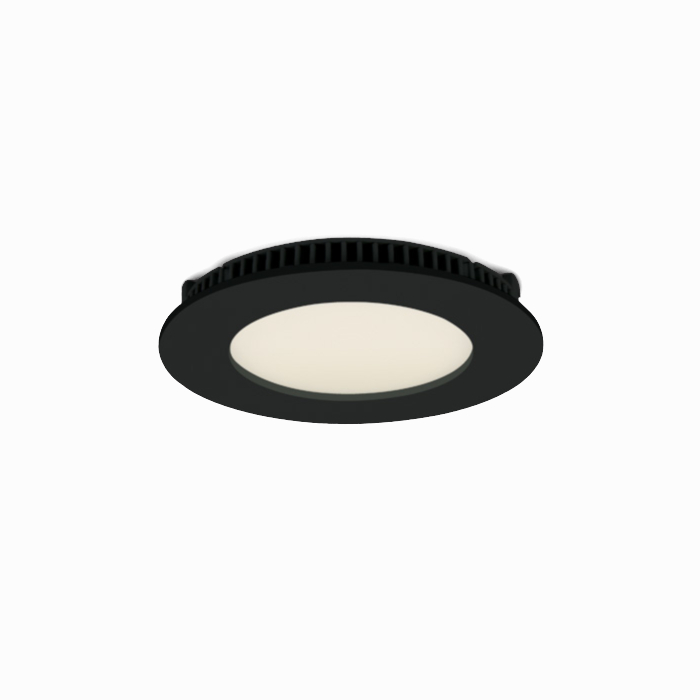 LED Einbau 8W CCT Ø120mm schwarz