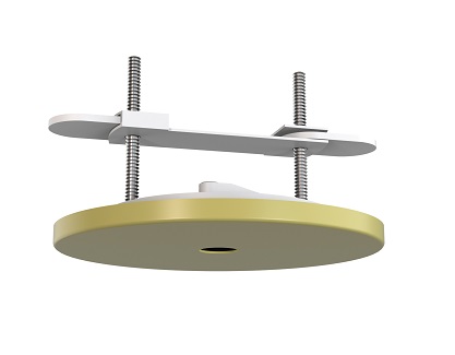 Installazione pensilina oro Ø92mm