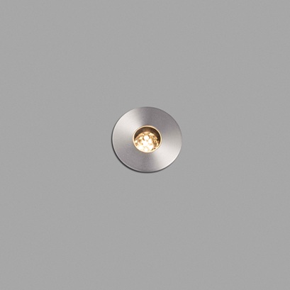 LED incasso pavimento Ø37mm 2W argento
