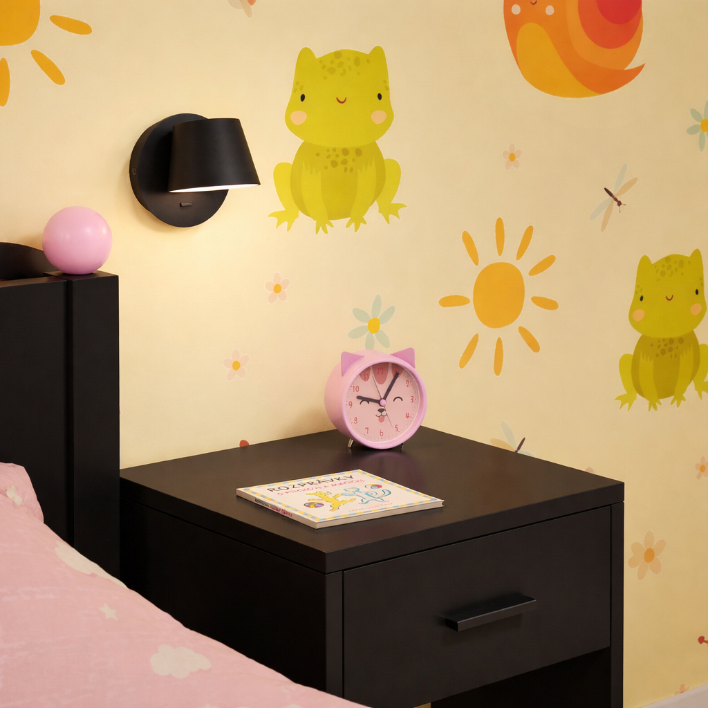 Lampada da lettura a LED nero