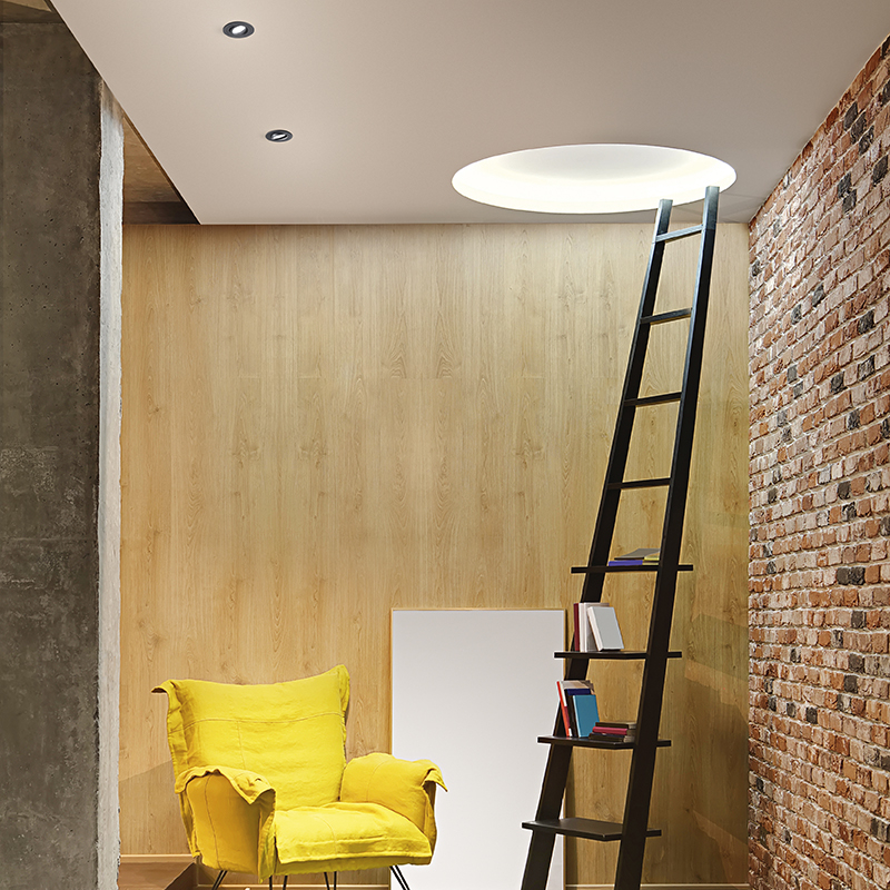 Faretto da incasso GU10 Ø93 nero