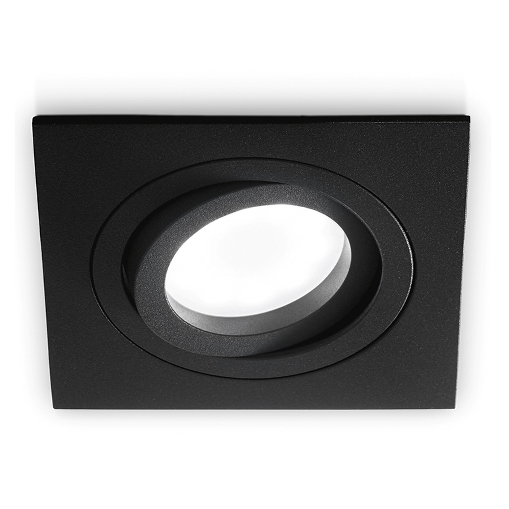Faretto da incasso GU10 94x94 nero