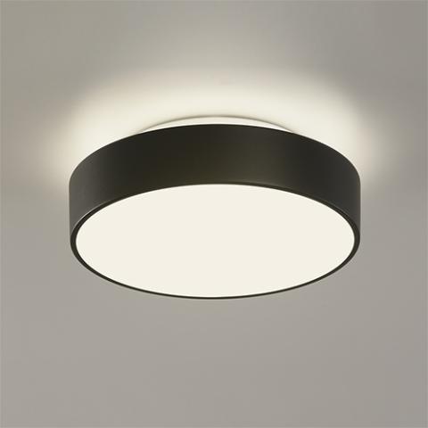 Plafoniera LED dir/ind. Ø26 nero CCT