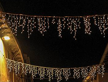 Tenda luminosa sistema LED "Icelight" 230V