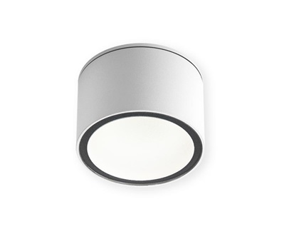 faretto da superficie IP54 GX53 bianco