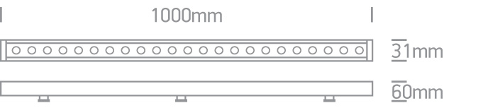 Lampada da parete LED 24W 3000K Lampada da parete LED 24W 3000K