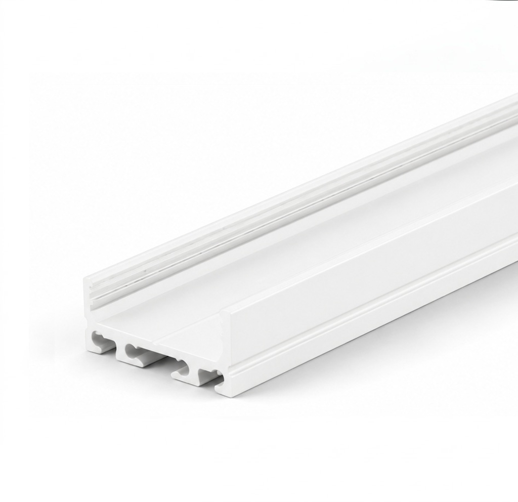 Profilo LED 27×12 mm bianco incl. copertura opale