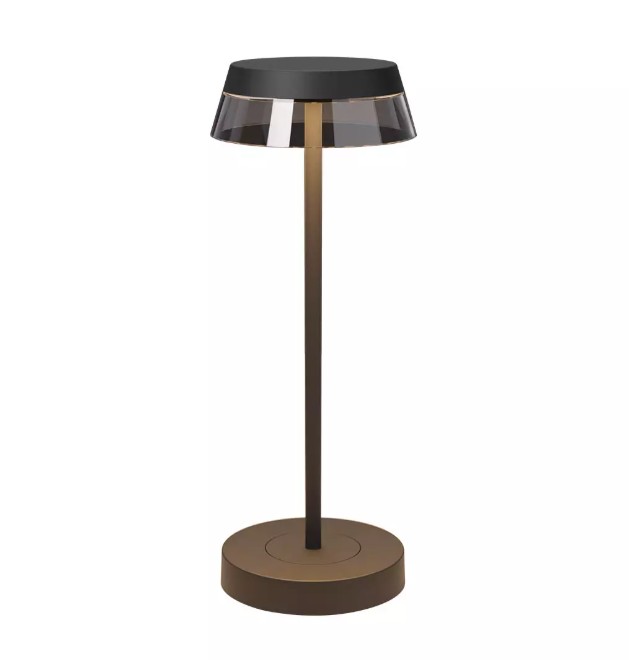 Lampada da tavolo a batteria 3W nero