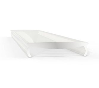 Profilo LED da incasso bianco 21x9,8 con cover opale