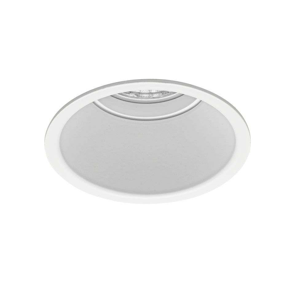 Faretto da incasso GU10 bianco Ø82mm
