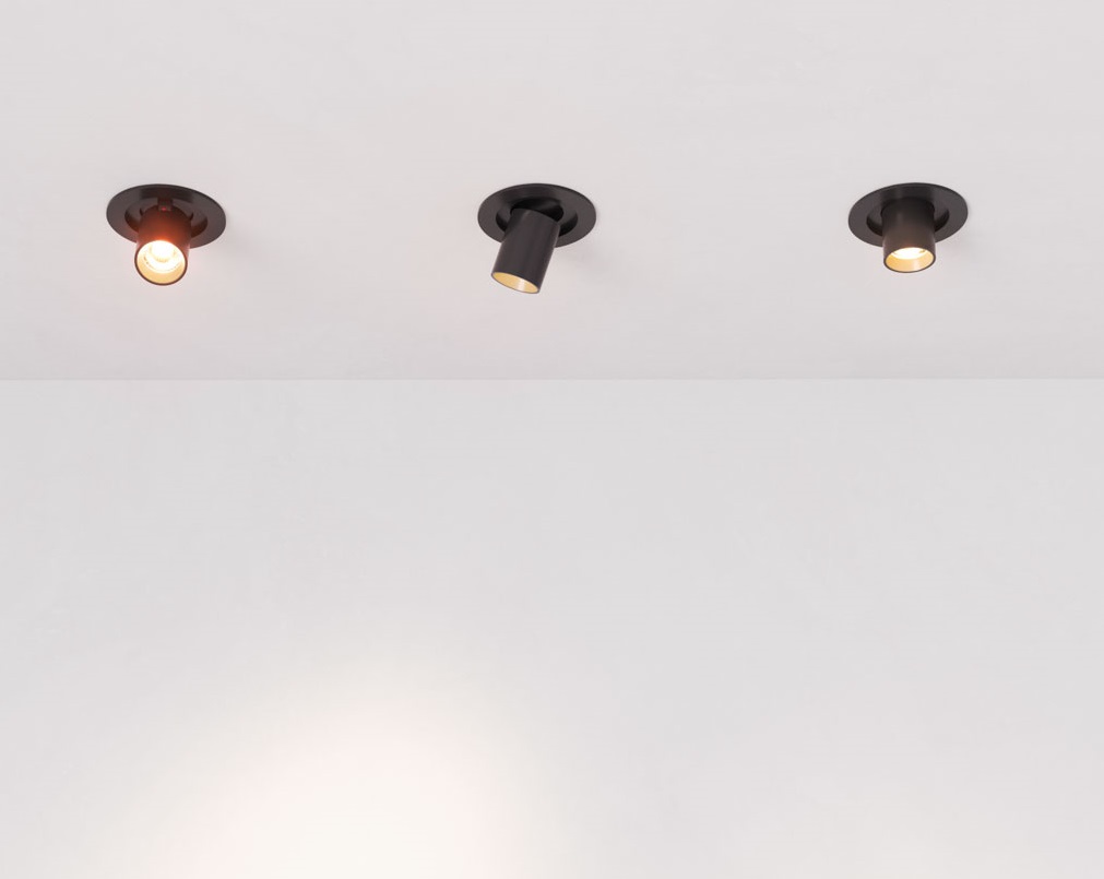 LED incasso estensibile 6W nero
