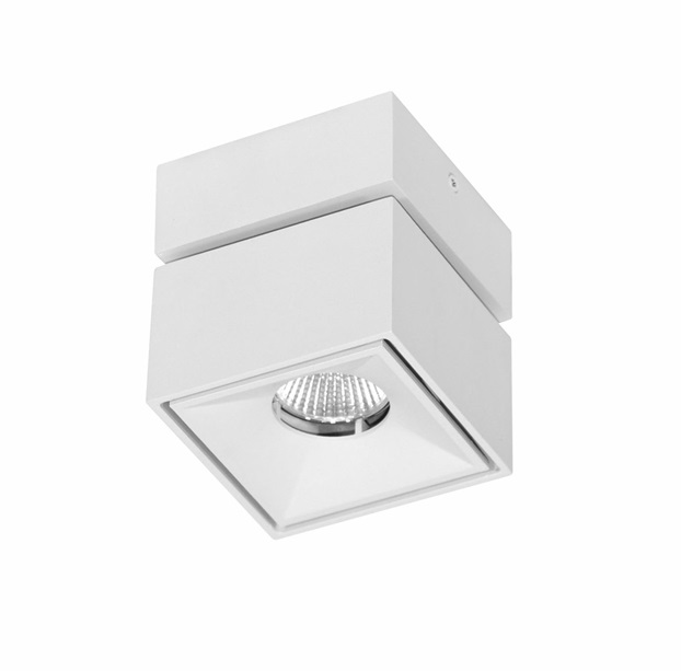 Faretto LED da superficie DIMM bianco 7W CCT