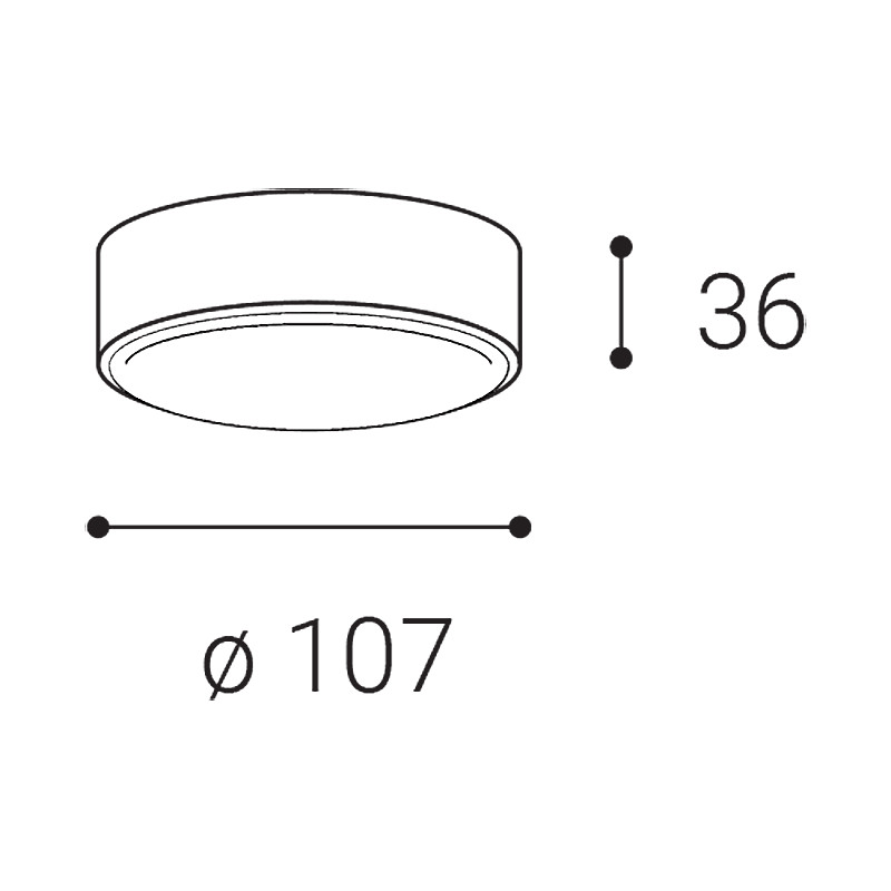 Faretto da superficie LED lente antracite Ø10,7cm IP65