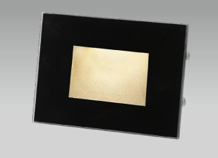 LED incasso parete nero 3W CCT IP65 160°