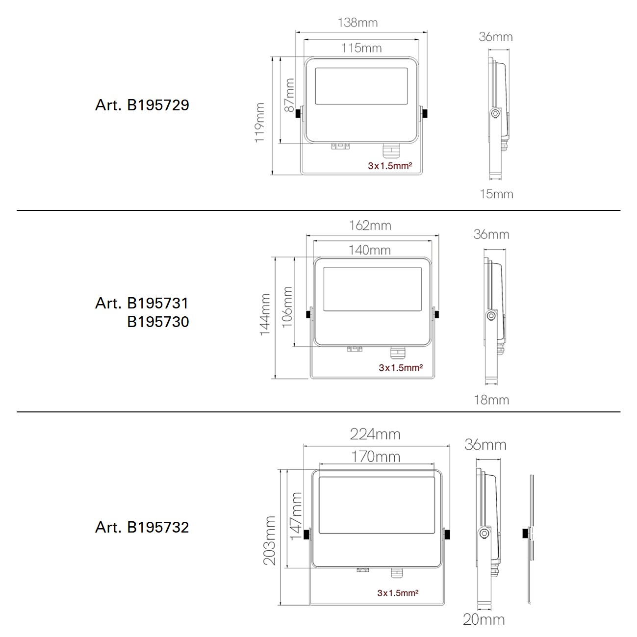 Faretto LED CCT IP65 corten