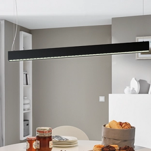 Lampada a sospensione lineare LED dimm.